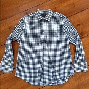 Vineyard Vines Navy and White Checkered Shirt
